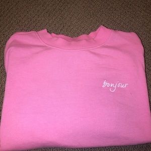 bonjour crewneck